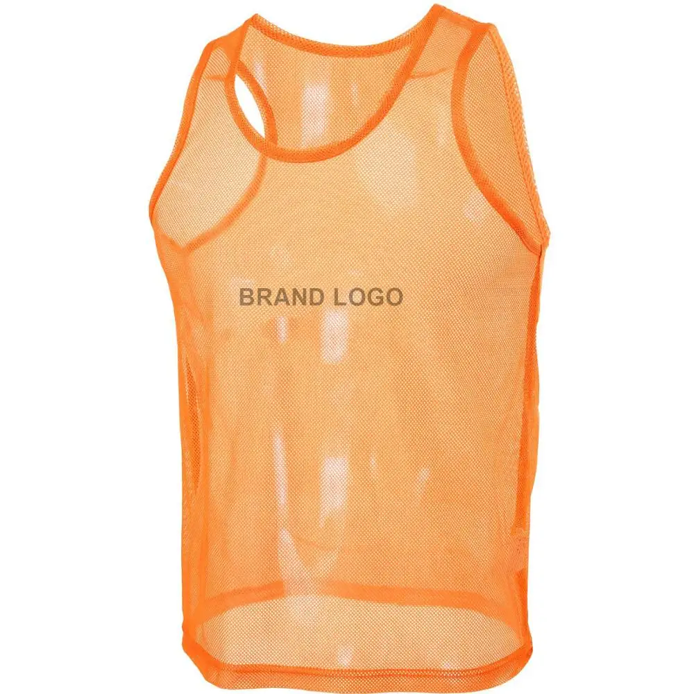Wholesale Mesh Scrimmage Team Practice Bibs Pinnies Jerseys Soccer Uniform Training Vests for Sports Basketball Soccer Football