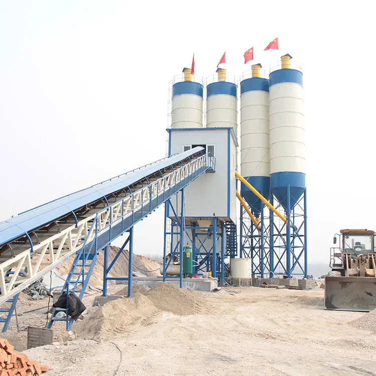 2019 aimix brand HZS 120 concrete mixing batching plant italy