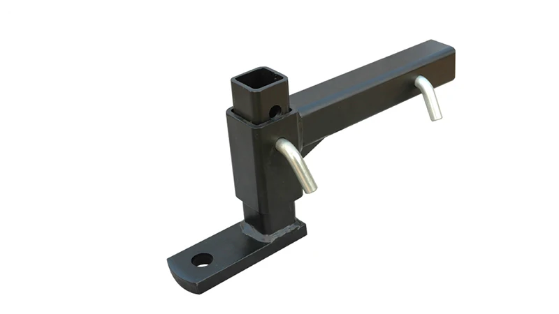 Black Steel Adjustable Hitch Ball Mount for Towing