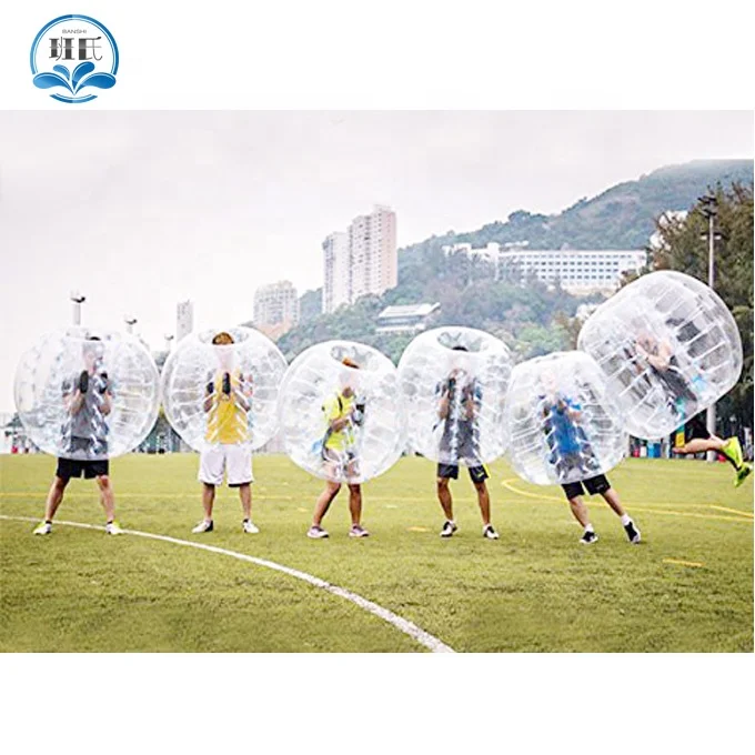 Прозрачный надувной шар-бампер из ПВХ диаметр 1 5 м для взрослых