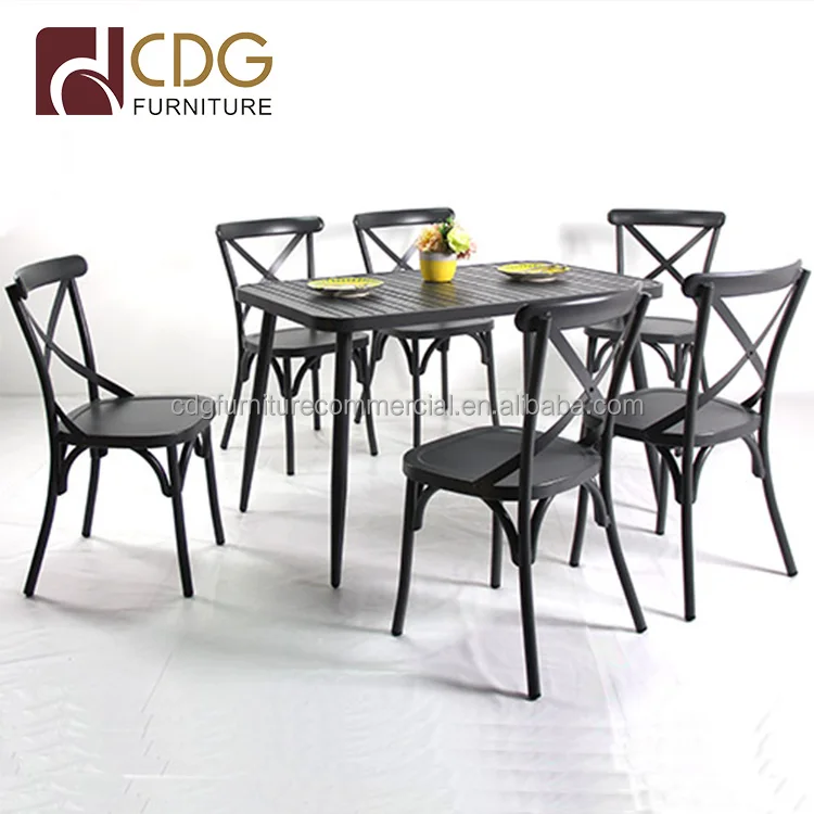 Китайские антикварные полный набор коммерческих открытый ресторан столовая мебель столик кафедры