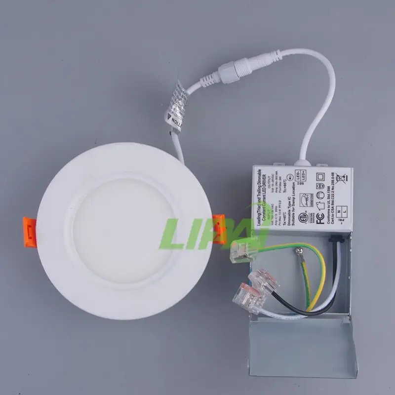 
cETLus and Energy Star approved 4 inch 9W 120V dimmable led panel light cri90 high efficiency 2700k 3000k 4000k 5000k 