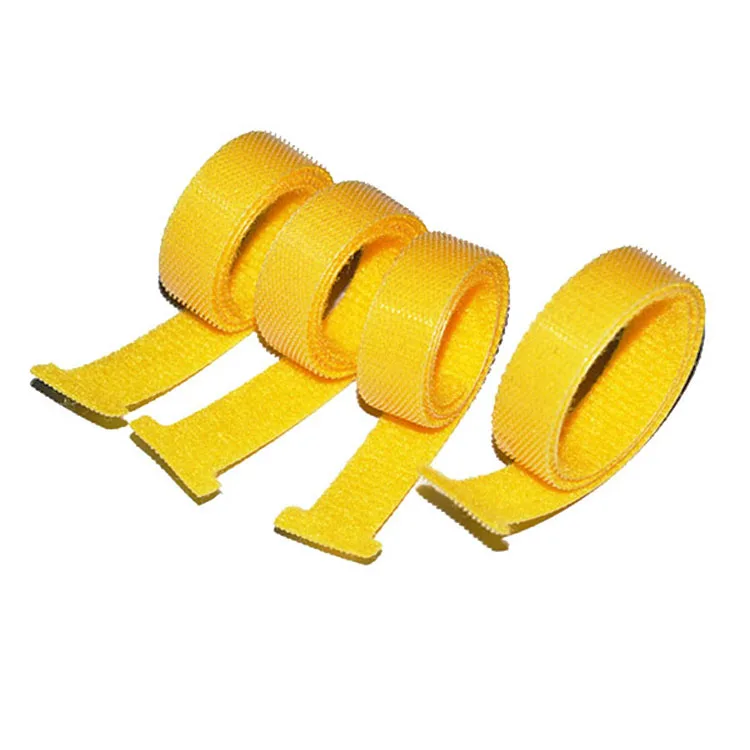 Нейлоновая петля ленты сопротивления Пользовательский логотип самоклеящиеся крепежные ленты назад к спине кабельные стяжки