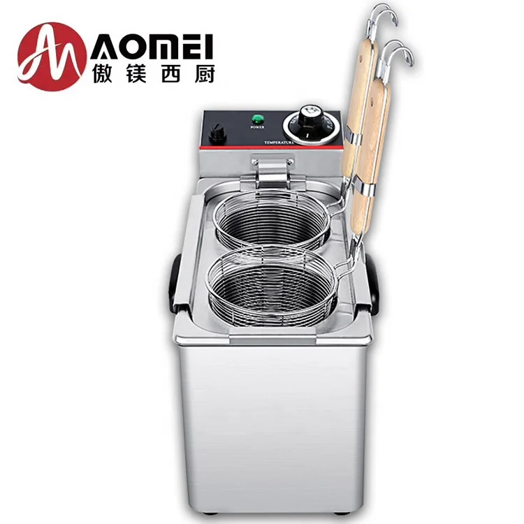 Catering equipment restaurant noodle boiling machine electric desktop 2 heads pasta cooker