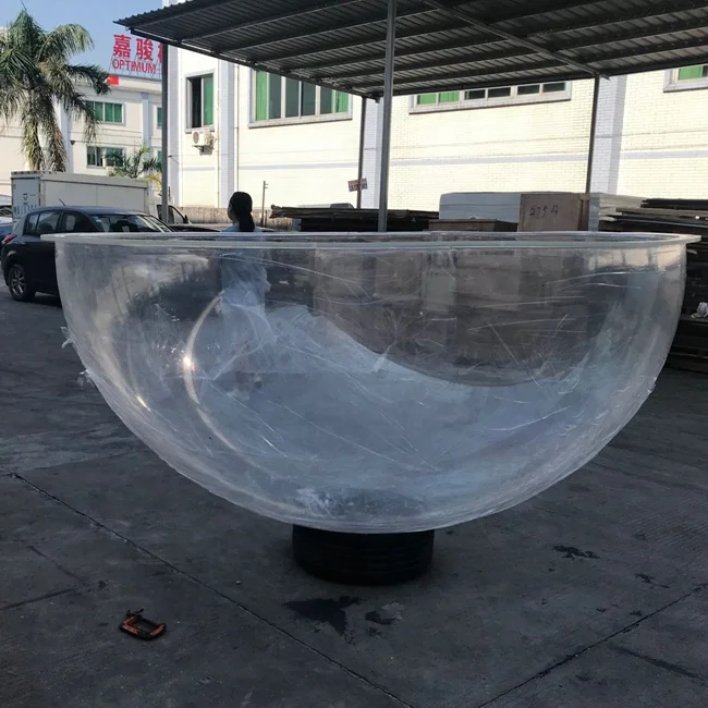 Transparent PMMA Half Ball, Transparent PMMA Half Sphere, PMMA Half Dome