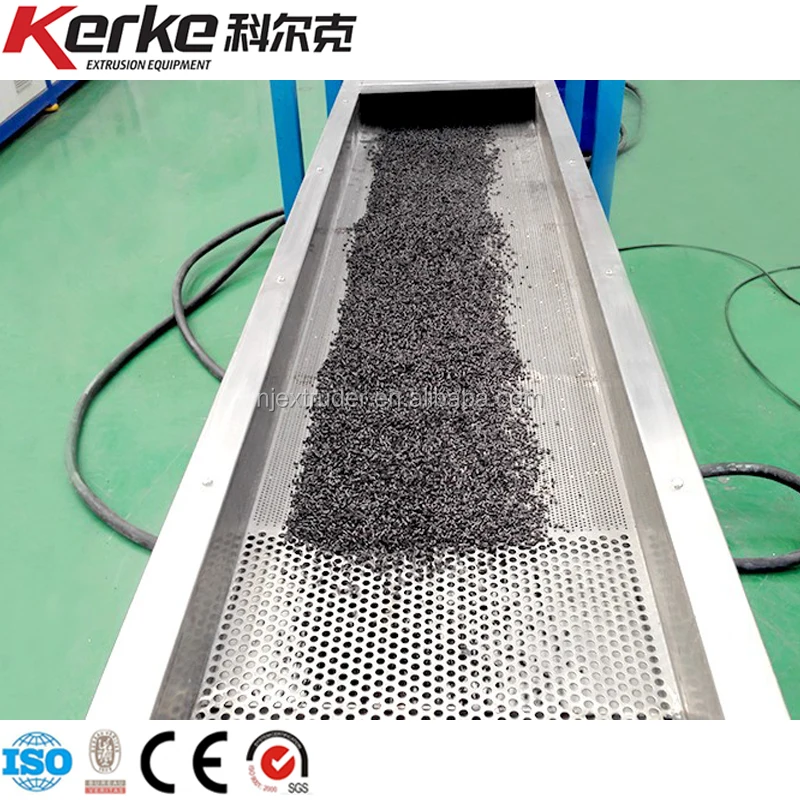 Twin screw water cooling strand pellet extruder for plastic pellets