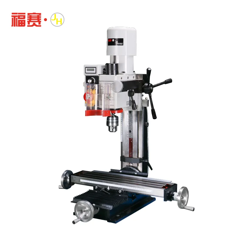 
Fusai 9512D 550W 2500rpm 3-axis DRO Mini milling machine variable speed 13mm mill drill machine 