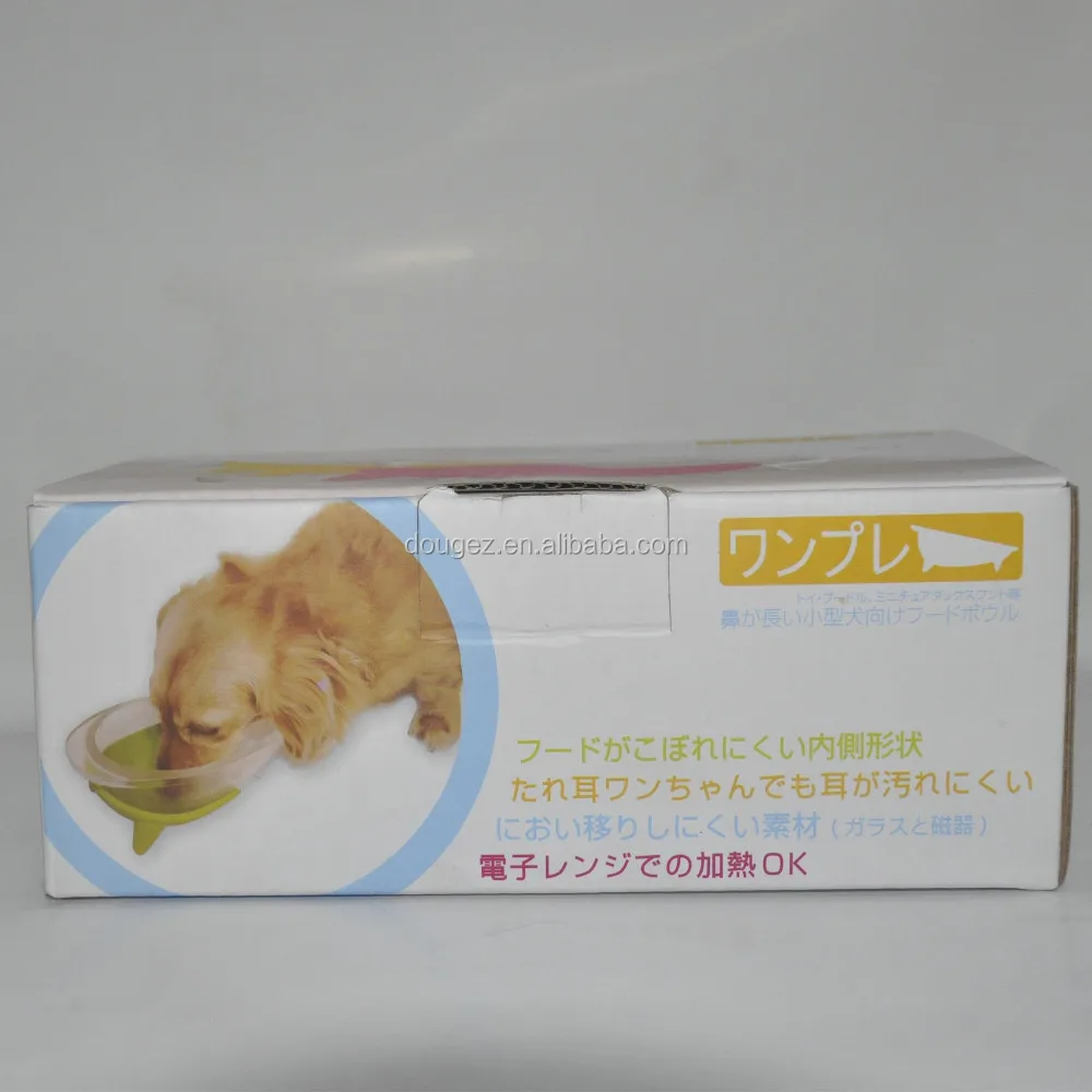 Новый дизайн керамические собака FEEDING BOWL с силиконовый коврик