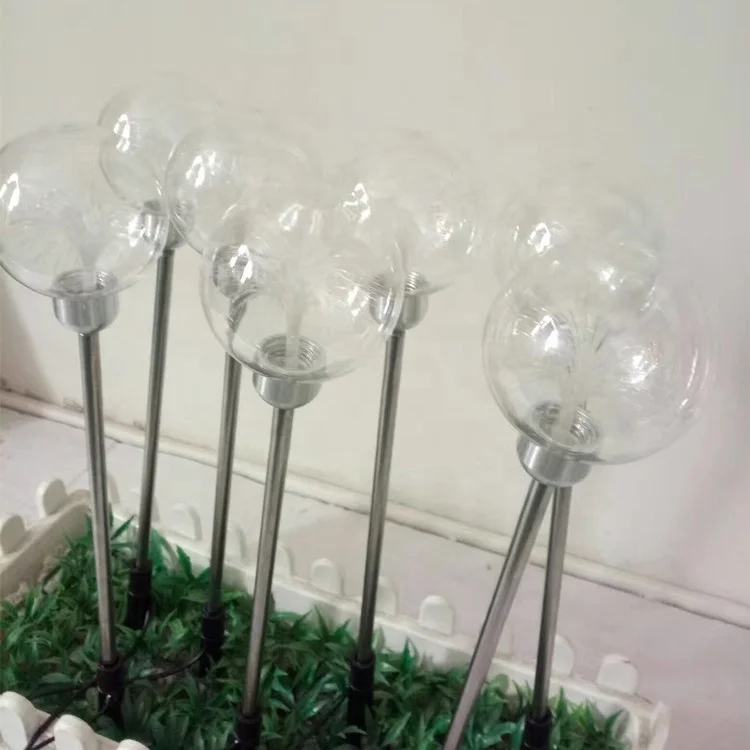 Height60cm diameter 8cm fiber optic round ball led park light outdoor decoration