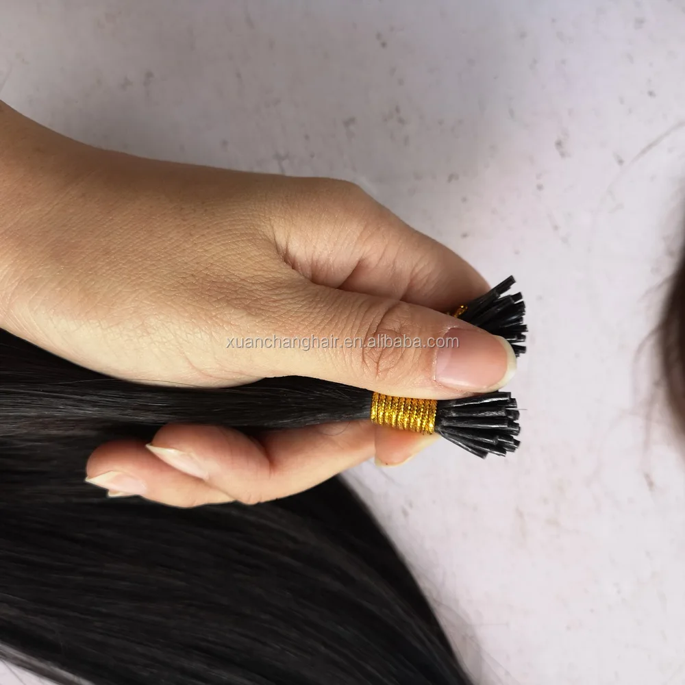 Wholesale Indian Remy Human Hair Extensions I tip Prebonded Hair