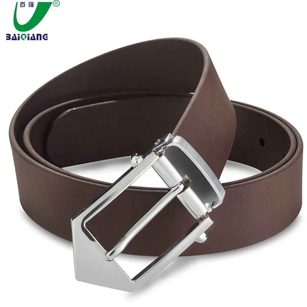 
Wholesale Custom Designer Leather Western Mens Black Belt Italian Genuine Leather Belts with Metal Pin Buckle 