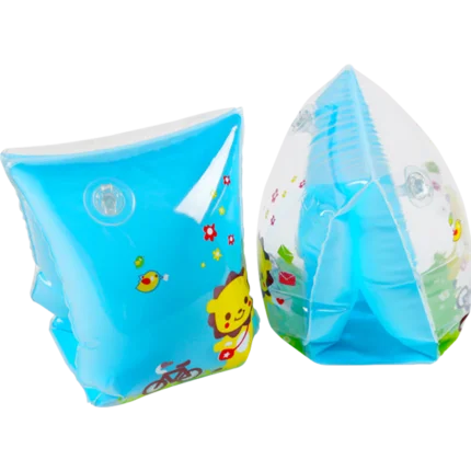 Custom brand logo pvc swimming arm band inflatable arm float