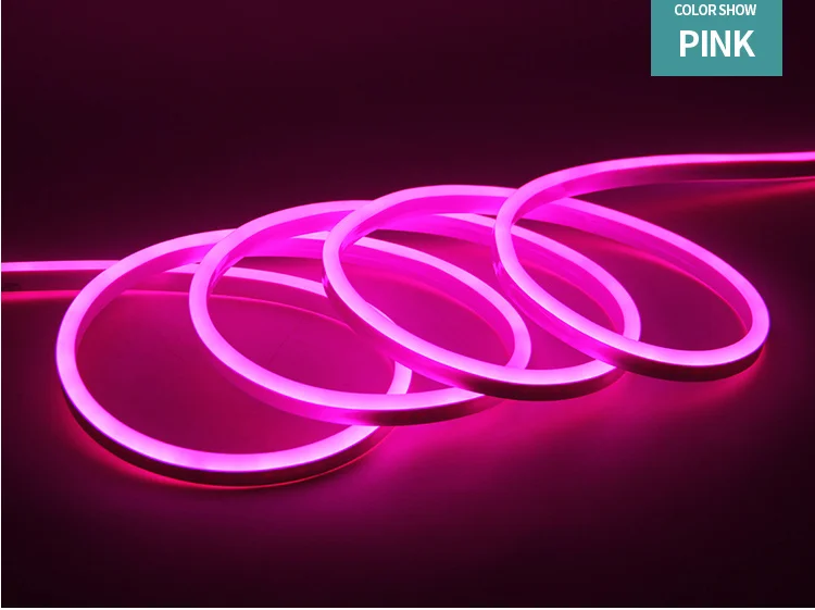 Светодиодная лента, 5050 В переменного тока, водонепроницаемая односторонняя Гибкая лампа, цветной светодиодный неоновый свет
