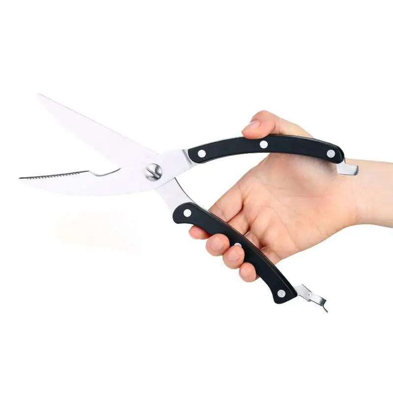 Нержавеющая сталь кухонные ножницы куриные кости ножницы убить рыбу ножницы для резки пищевых продуктов