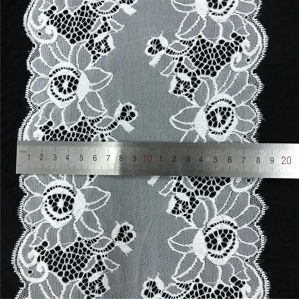 Simple Design Stretch Lace Trim Swiss Lace Fabric Flower Lace For Dress Switzerland