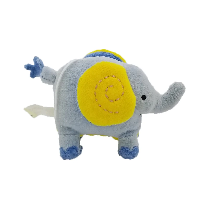 Brand Embroider LOGO custom soft Dolphin keychain stuffed animals plush toy wholesale