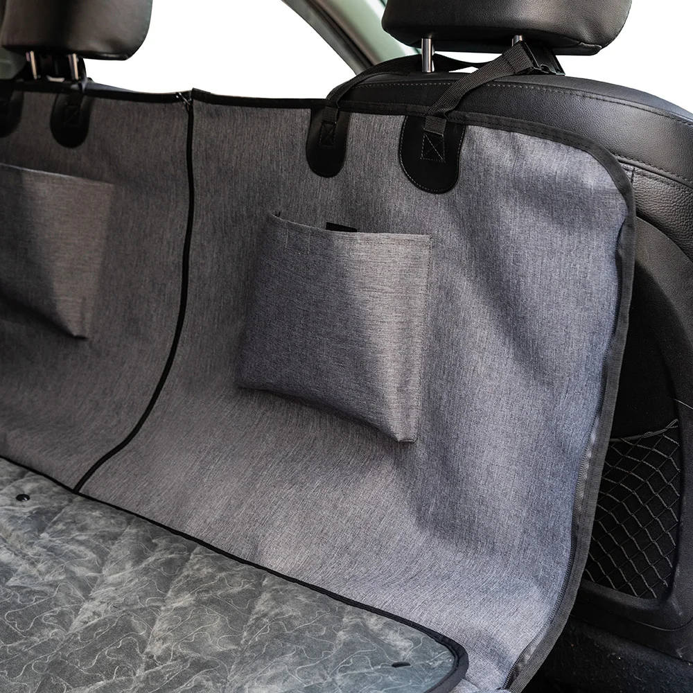 
Waterproof Pet Car Seat Hammock with Removable Seat Pad 