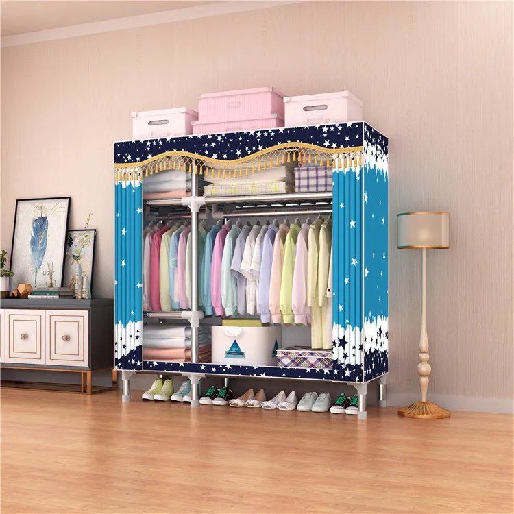  Складной шкаф-гардероб из нетканого материала для домашней спальни