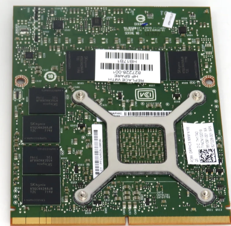827228-001 806267-001 FOR HP ZBook17 G3 M5000M N16E-Q5-A1 8GB GDDR5 Graphics Video Card