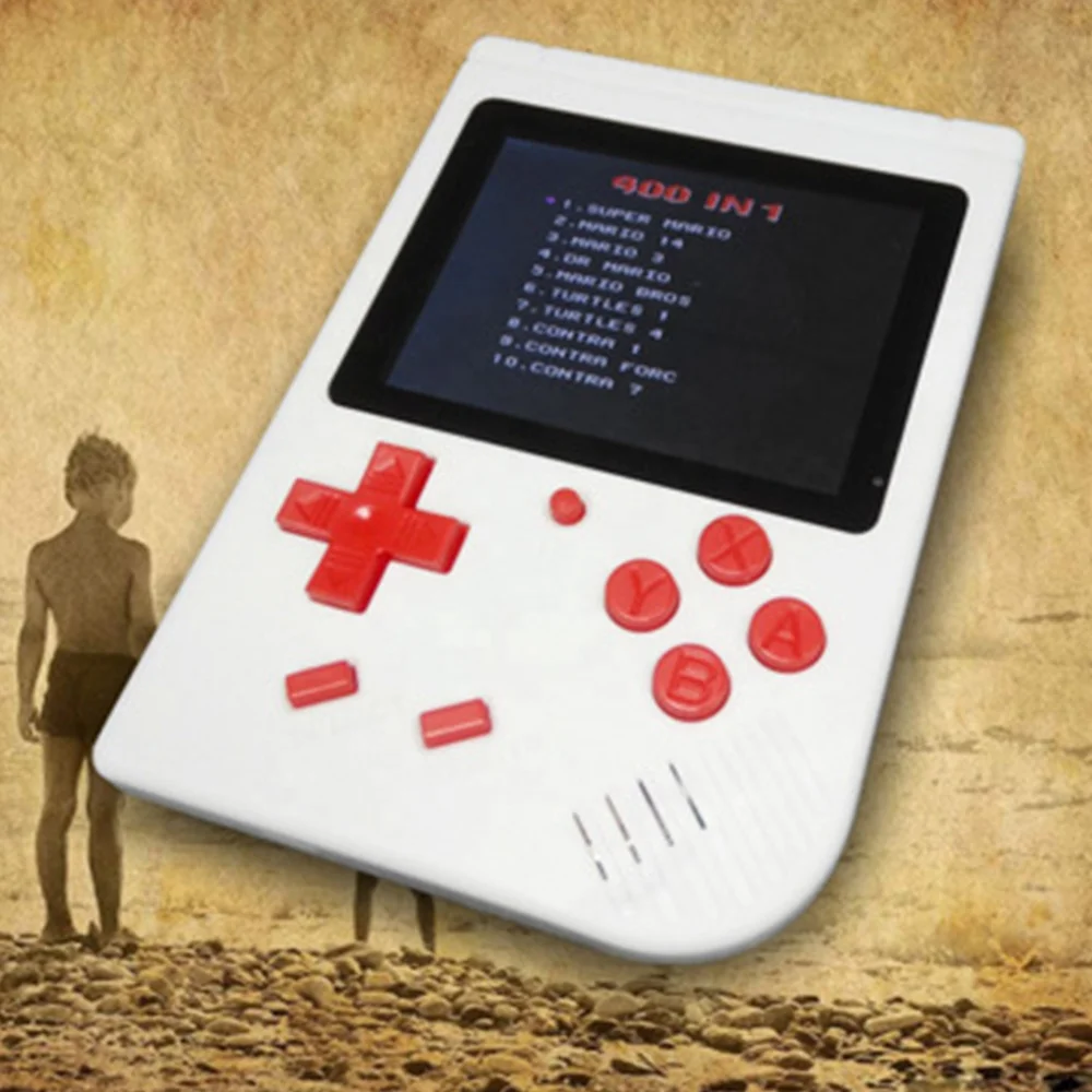 Ретро Gme 8 бит игровой автомат с 400 игры preinside портативный В 1 игровая консоль