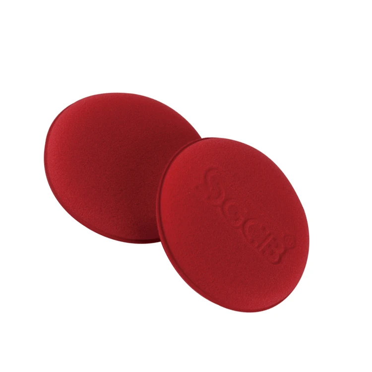 Custom Oem Car 100mm Red sponge Waxing applicator