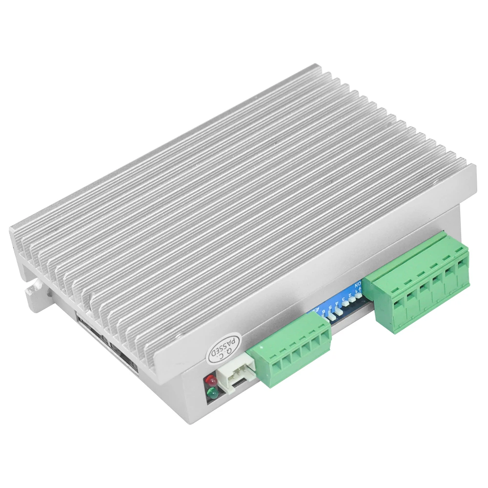 RS485 Modbus 2 phase 5A 24 - 50VDC open loop digital nema 23/24 stepper driver with intelligent motion controller