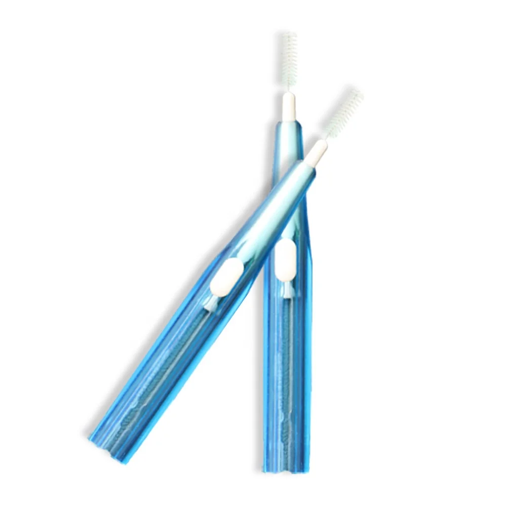 
CE Push Pull Type Interdental Brush with Blister Card Packing 