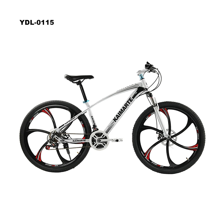 26 Inch Mountain Bike 21 Speed Double Disc Brakes Bike Carbon Steel Frame Men And Women Students Bicycle