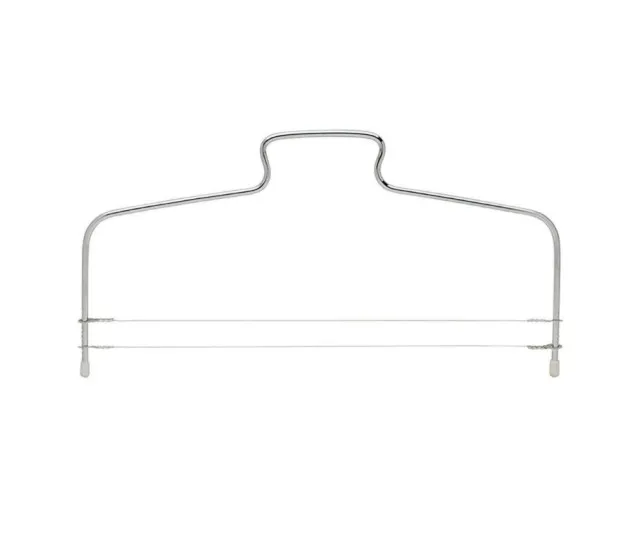 Adjustable Stainless Steel Double Wire Cake Cutter Bread Slicer for Kitchen Bakeware
