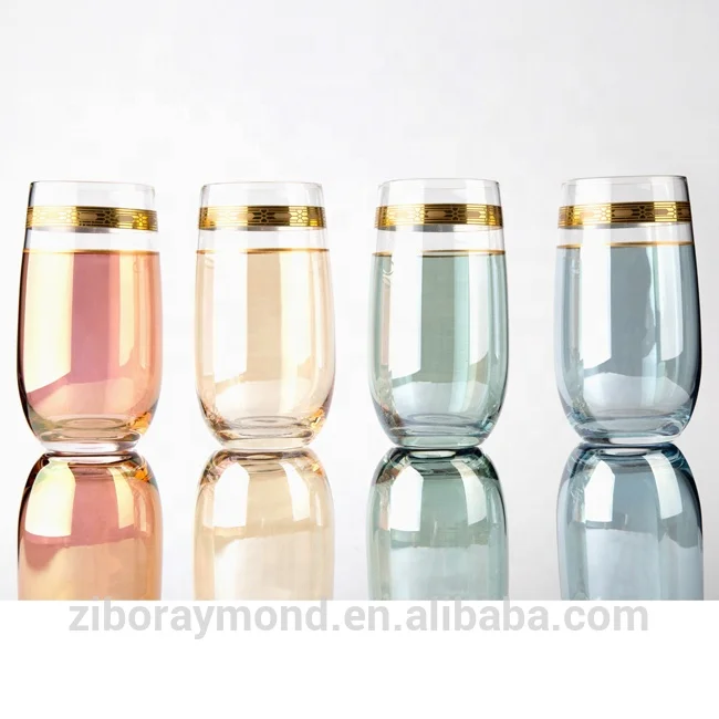 Raymond Restaurant Stemless Glasses And Lead-free Glass Wine Decanter Set