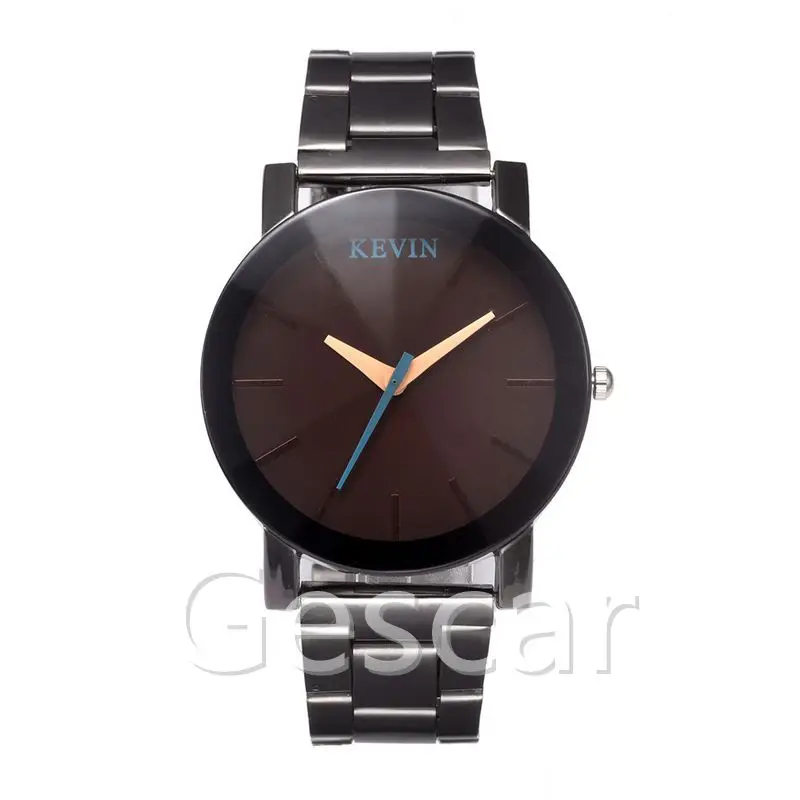 Brown glass minimalist watches KELVIN ladies personality Colors second hand stainless steel wwoor watch relojes de mujer