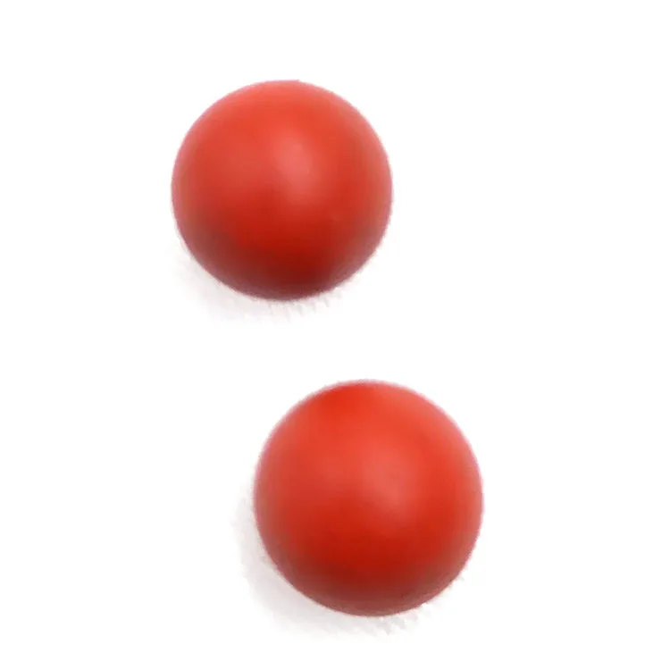 
Solid Rubber Dog Balls - circle Shaped Chew Toy - Tennis Ball Size - custom hardness 