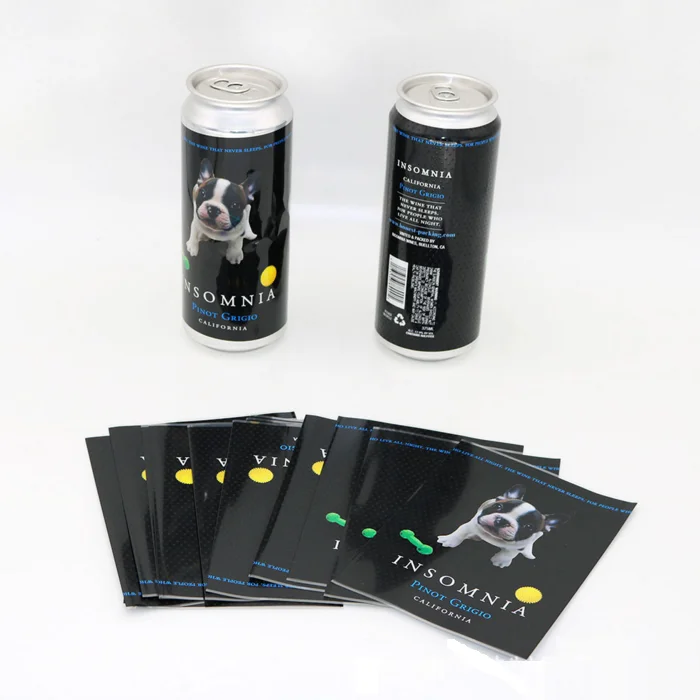 Пластиковая термоусадочная пленка из ПВХ с принтом для упаковки бутылок/чашек/банок