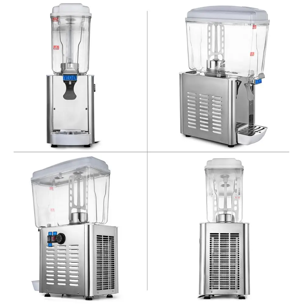 Commercial 18L 4.75Gal Hot Cold Drink Juice Dispenser Beverage Milk Juicer