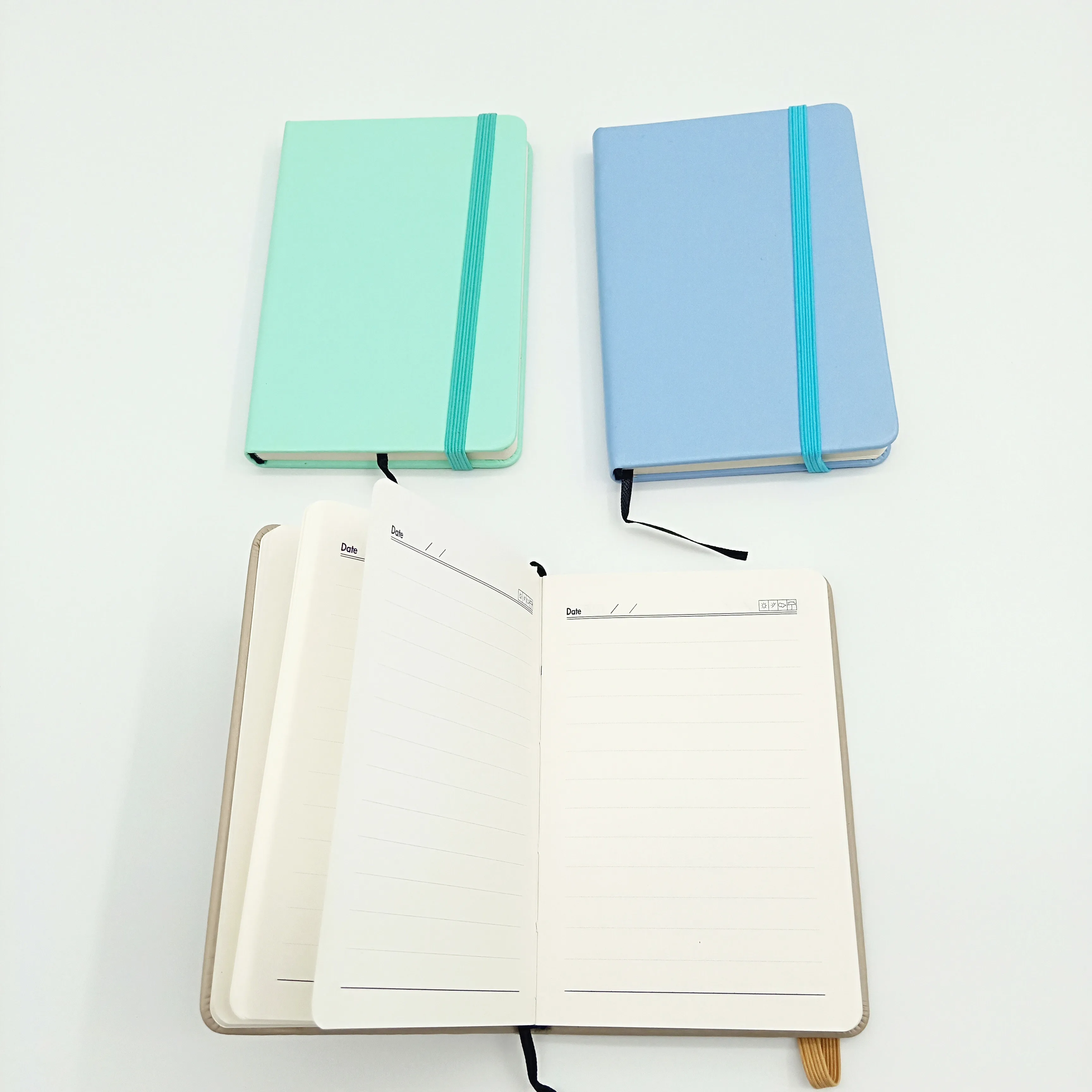 promotion items to do list ruled notepad portable cute mini notebook with elastic band