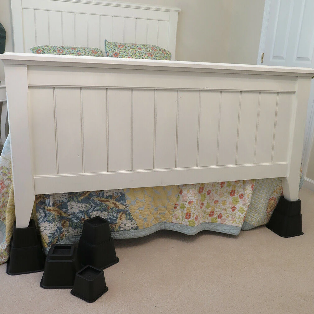 Подставки для кровати/мебели-штабелируемые-Heavy Duty-3,5 или 8 дюймов Rise-набор из 4, 8