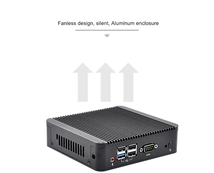  2019 дешевый pfSense mini брандмауэр ПК x86 без вентилятора pfsense