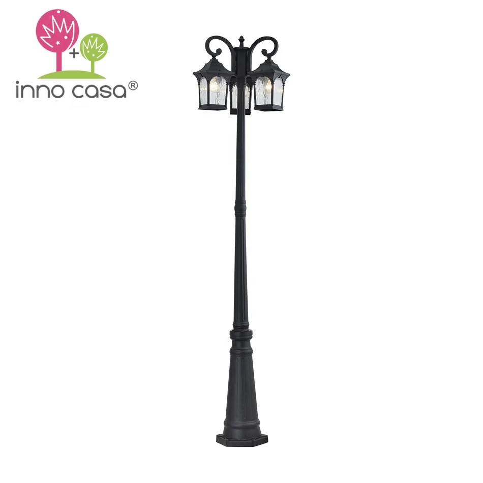 Aluminum Simple Trendy Black Exterior outdoor rohs Street Lamps light