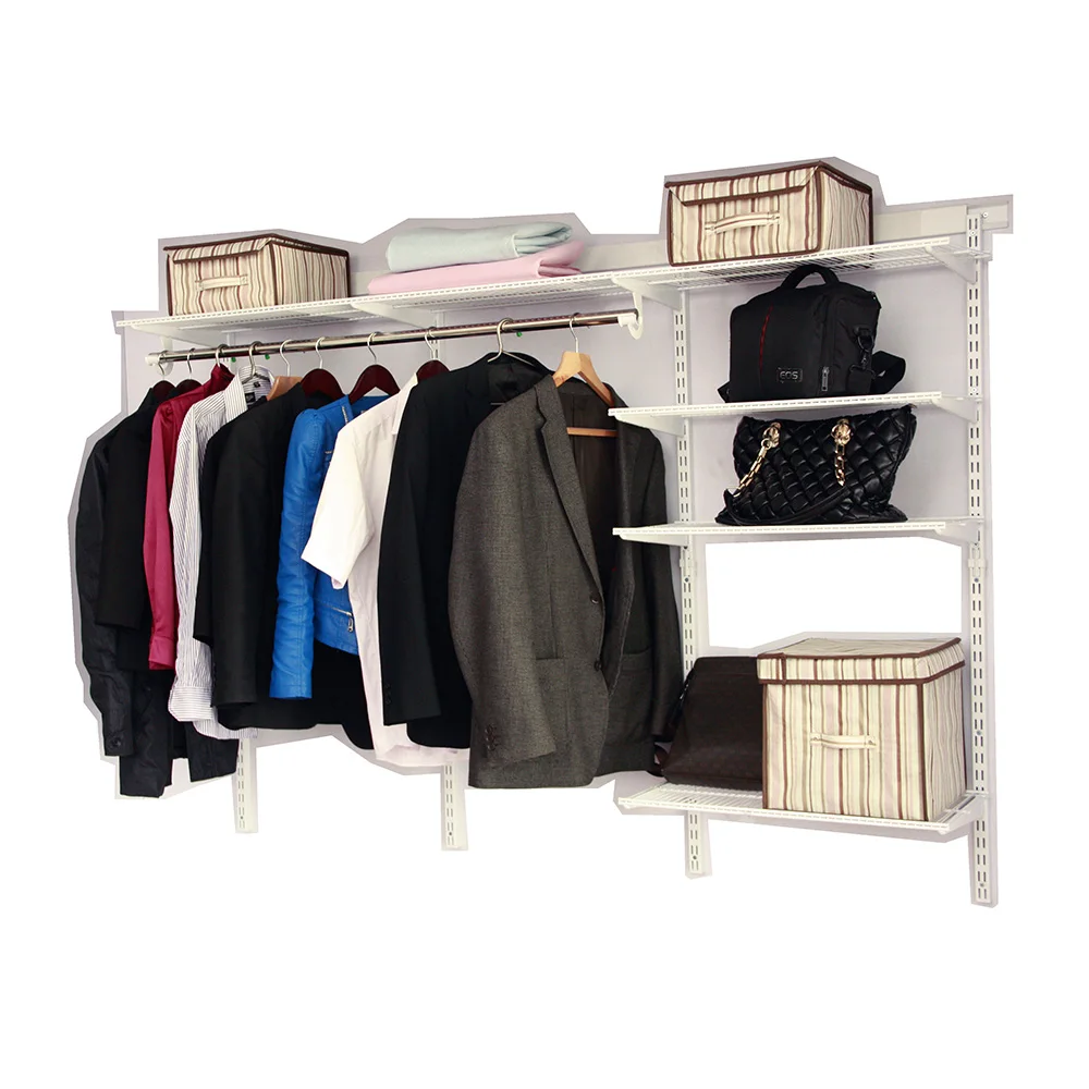 Гибкая сборка «сделай сам», органайзер для шкафа, набор стеллажей из металлической проволоки