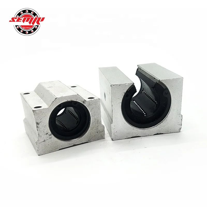 SBR20UU, алюминиевый блок 20 мм, линейный движущийся шарикоподшипник, скользящий блок