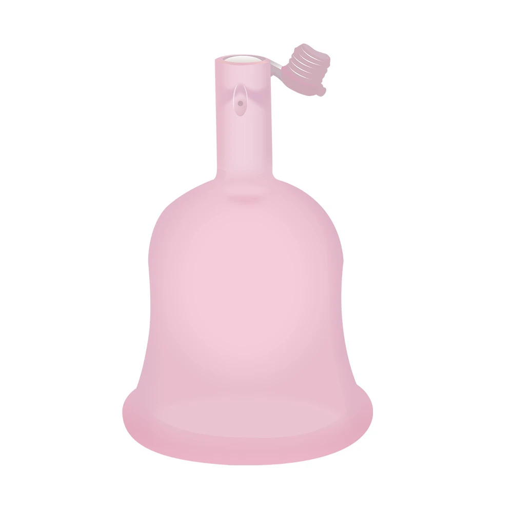 Healeanlo Silicone Lady Drain Valve Menstrual Cups with lid menses cup for menstruation where to buy