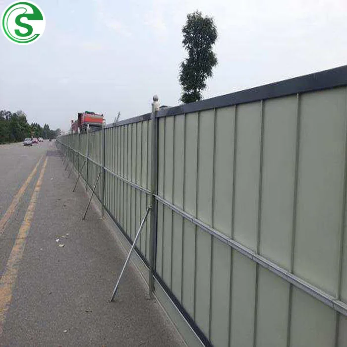 Hot popular factory cheap steel colorbond sheet fence