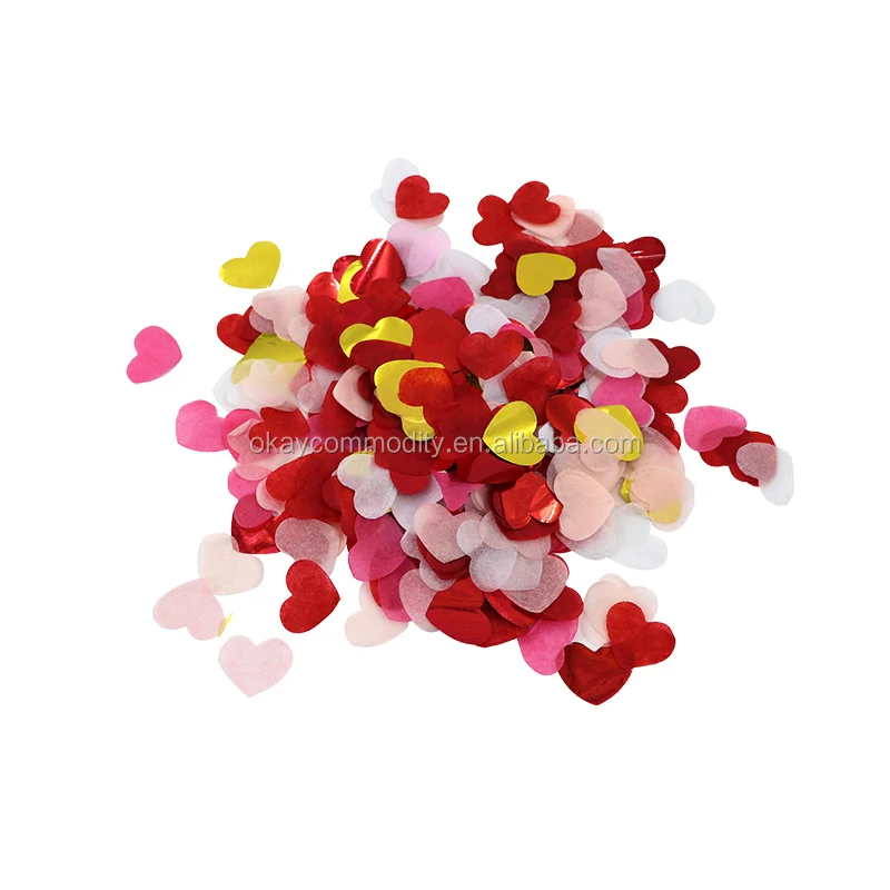 OKAY Wedding Supplies Eco Friendly biodegradable Paper confetti Bulk, biodegradable confetti wedding