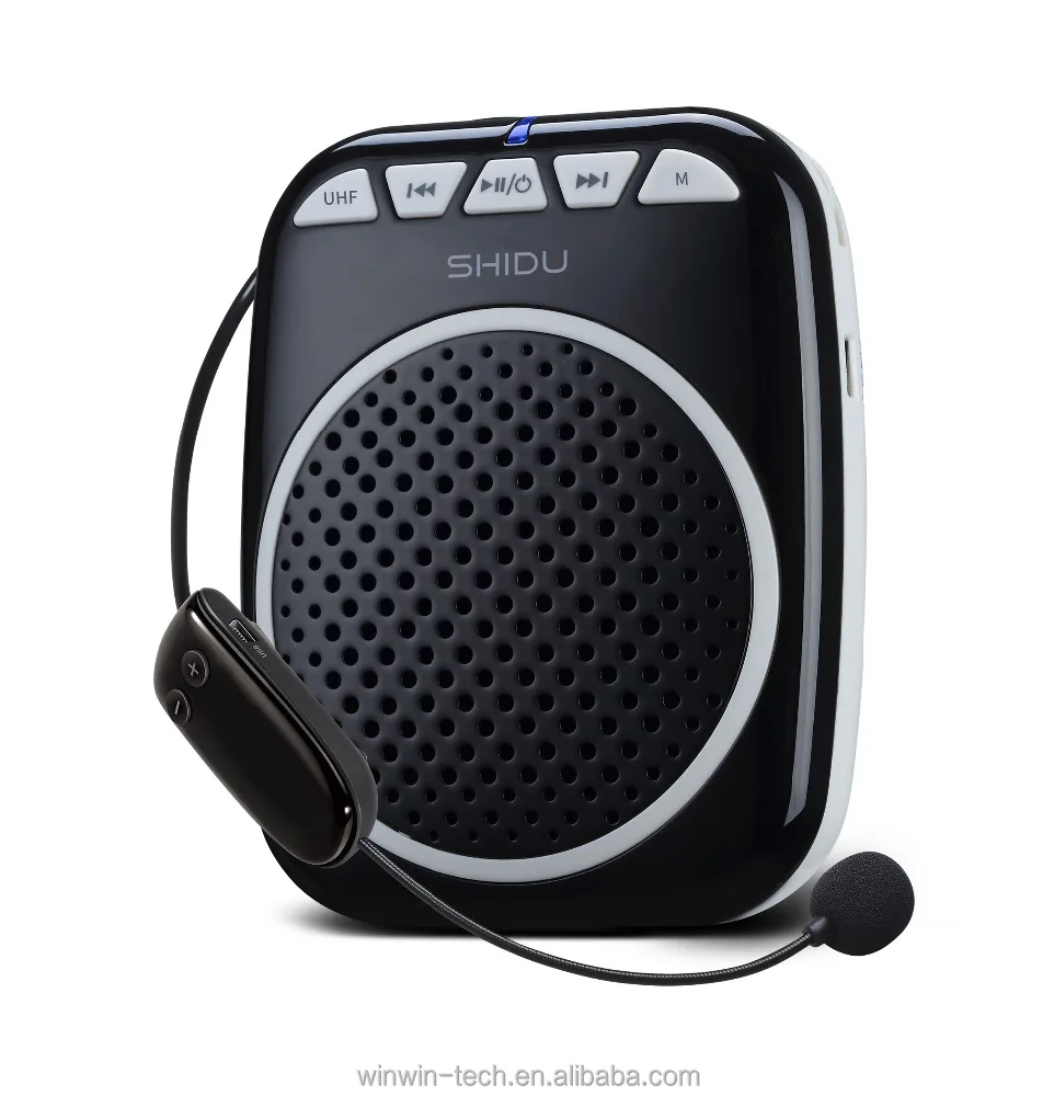 Шэньчжэнь завод Shidu UHF Беспроводной средство громкоговорящей связи для преподавателей с талии шеи группа и зажим для ремня