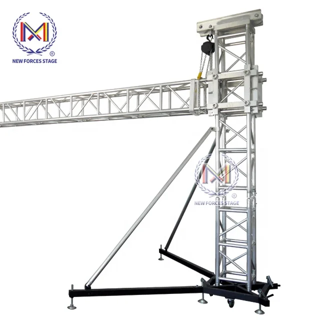 New Born Products Small Stage Lighting Weight Truss Hand Winch For Lifting Truss
