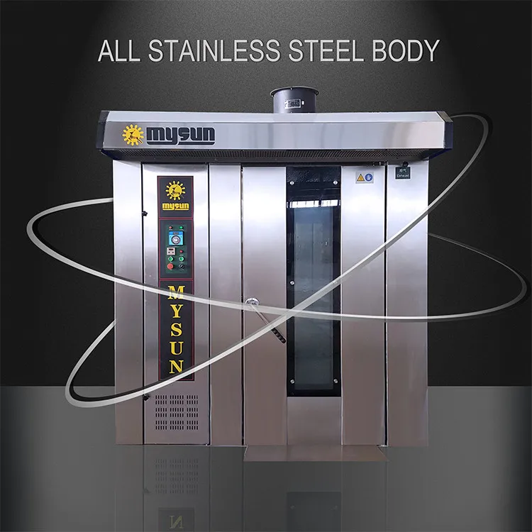 
 Цена, 64 лотка, газовая Вращающаяся мини-духовка для хлеба, пекарская/духовка для хлеба из нержавеющей стали  