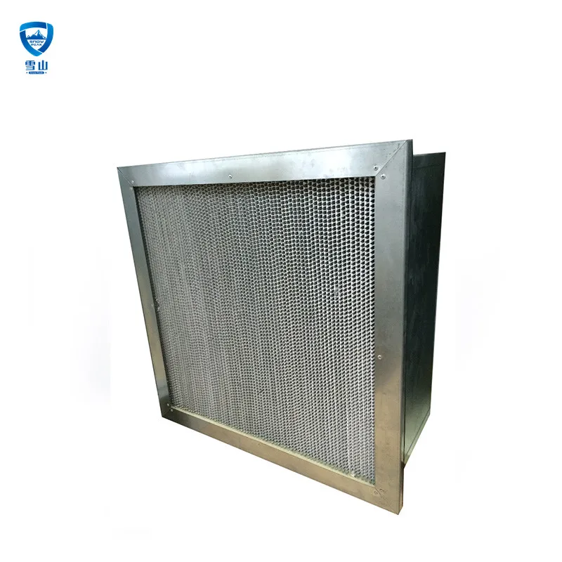 
Industry use high efficiency H13 HEPA air filter with separator 