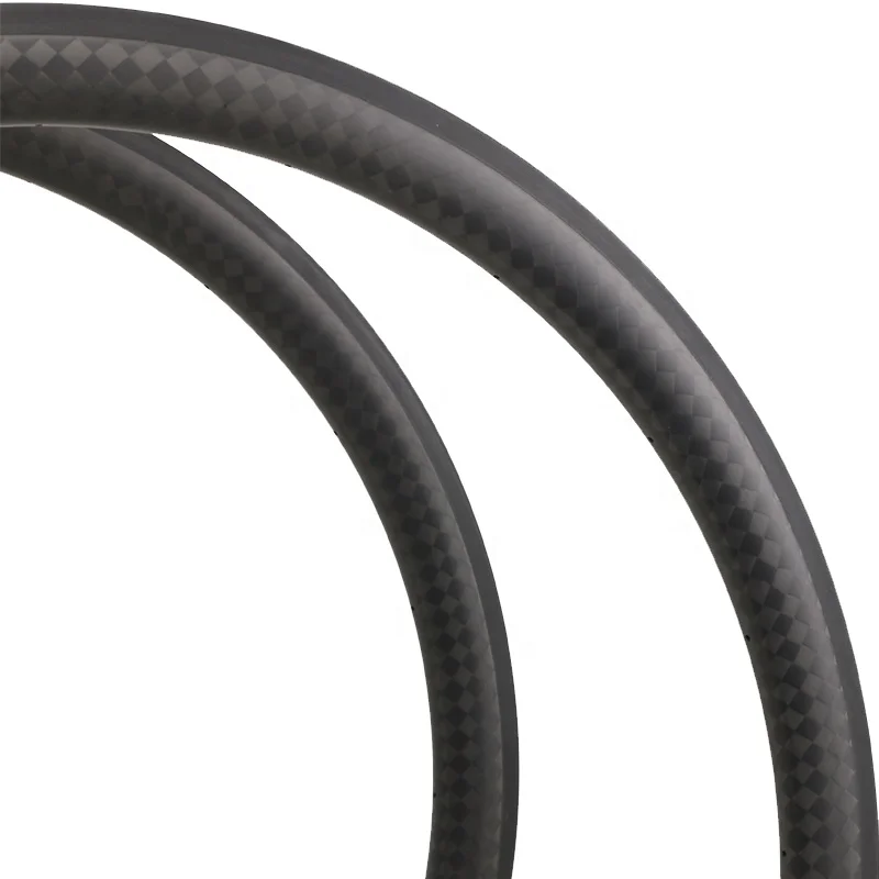 Super Light HRD-RX38D ERD 569mm Asymmetrical Rim Clincher 12K Matte 700c Road Bike Carbon Clincher 60mm Wheel Rim