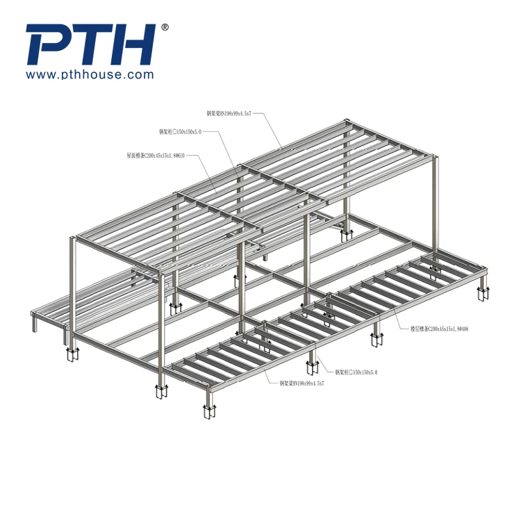PTH cheap easy to install steel structure house