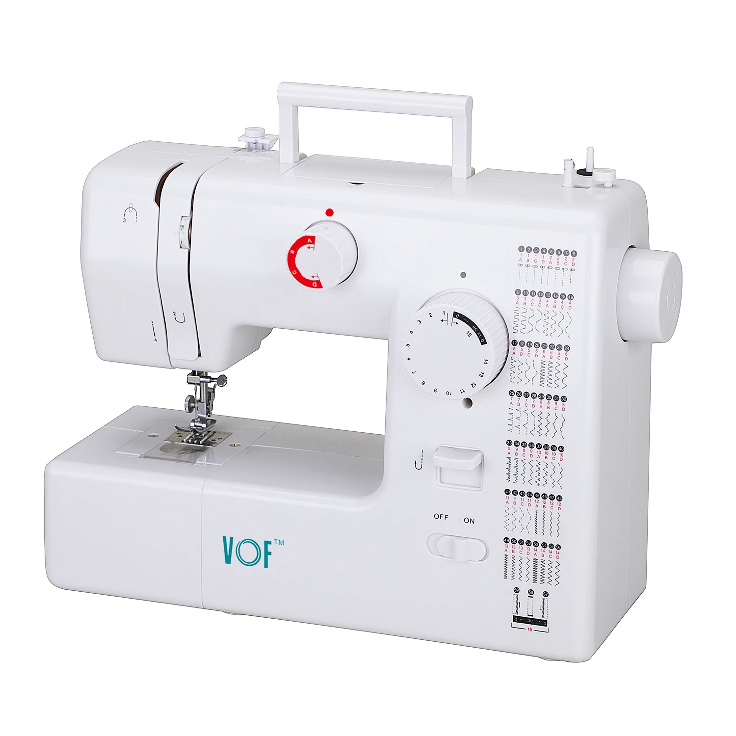 VOF FHSM-705 multifunction bag overlock embroidery sewing machine